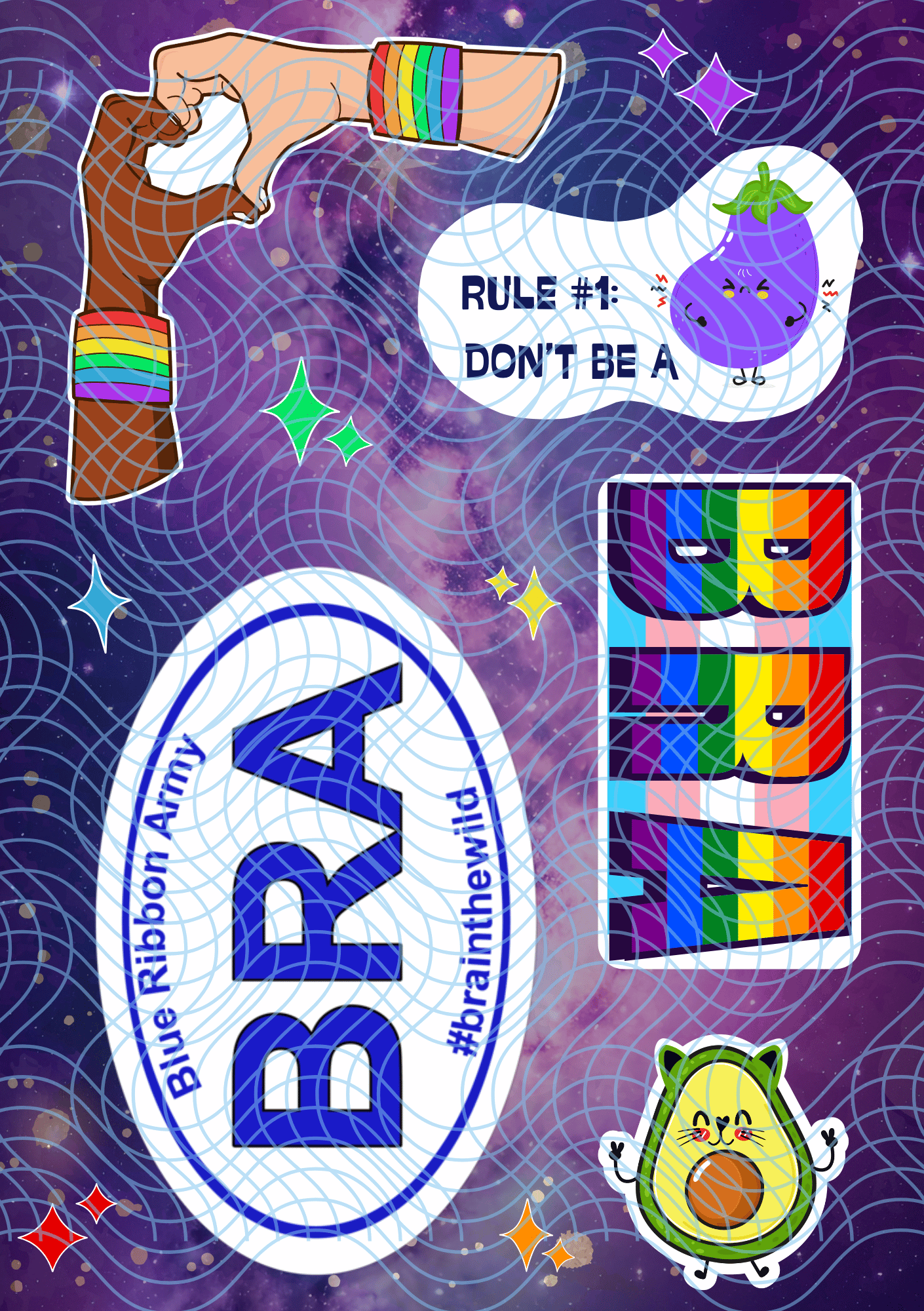 BRA - Pride Sticker Sheet